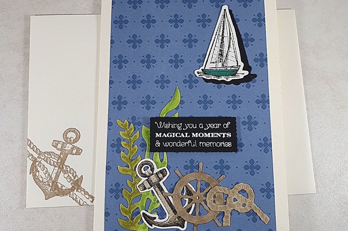 Masculine Card with Sailing Home