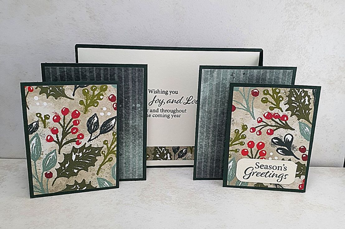 A Landscape Cascading Display Card for Christmas